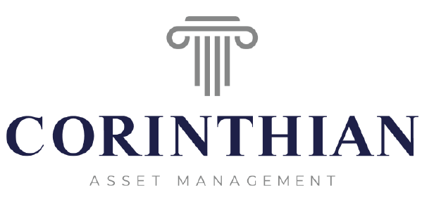 Corinthian Asset Management logo White