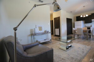Merida Vista Apartments by Corrinthian Asset Management Interior Living & Dining Room Side View