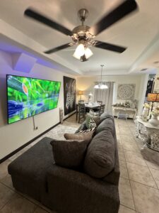 La Joya Apartments Interior Living Room with Television View