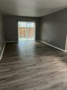 Trailwood Village Apartments - Bristol 2x1 floor plan - Room 722 - Empty Interior Living Room View