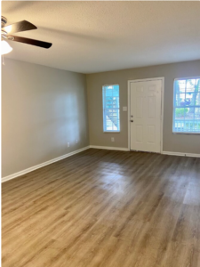 Palm Ilse Apartment Interior Empty Living Room Area View